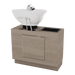 Rococo Single Shampoo Cabinet with Bottle Well and Tilt Bowl - Kaemark