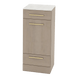 Rococo Mobile Styling Station with Tilt-out Appliance Holder and Solid Surface Countertop (Cabinet Only) - Kaemark