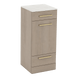 Rococo Mobile Styling Station with Tilt-out Appliance Holder and Solid Surface Countertop (Cabinet Only) - Kaemark