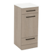 Rococo Mobile Styling Station with Tilt-out Appliance Holder and Solid Surface Countertop (Cabinet Only) - Kaemark