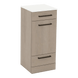 Rococo Mobile Styling Station with Tilt-out Appliance Holder and Solid Surface Countertop (Cabinet Only) - Kaemark