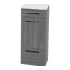 Rococo Mobile Styling Station with Tilt-out Appliance Holder and Solid Surface Countertop (Cabinet Only) - Kaemark