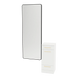 Rococo Mobile Styling Station with Tilt-out Appliance Holder and Black Full-Length Rectangle Westin Mirror - Kaemark