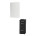 Rococo Mobile Styling Station with Tilt-out Appliance Holder and White Rectangle Illuminate Back Lit Mirror - Kaemark