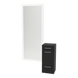 Rococo Mobile Styling Station with Tilt-out Appliance Holder and Silver Full-Length Rectangle Glo Mirror - Kaemark