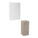 Rococo Mobile Styling Station with Tilt-out Appliance Holder and White Rectangle Illuminate Back Lit Mirror - Kaemark