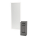 Rococo Mobile Styling Station with Tilt-out Appliance Holder and Silver Full-Length Rectangle Glo Mirror - Kaemark