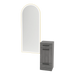 Rococo Mobile Styling Station with Tilt-out Appliance Holder and Gold Full-Length Arch Paloma Mirror - Kaemark