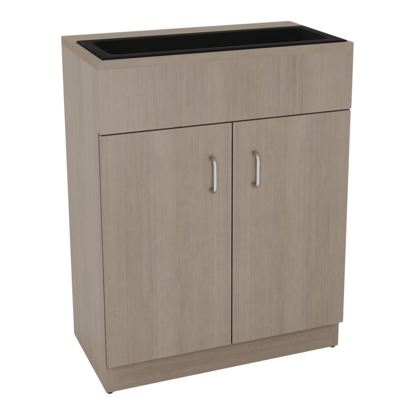 Reflections Shampoo Cabinet Additional Storage with Bottle Well - Kaemark