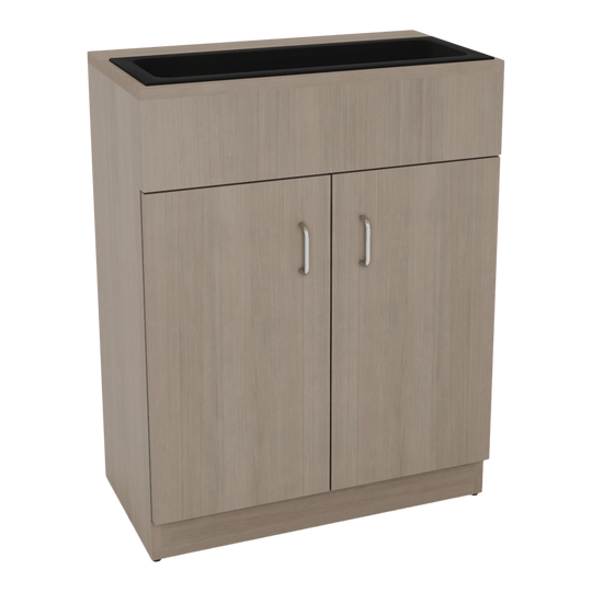 Reflections Shampoo Cabinet Additional Storage with Bottle Well - Kaemark