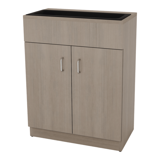 Reflections Shampoo Cabinet Additional Storage with Bottle Well - Kaemark