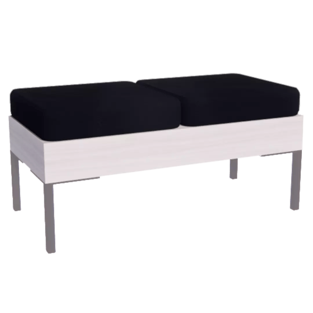 Rechteck Reception Bench - 2 Seater - Kaemark