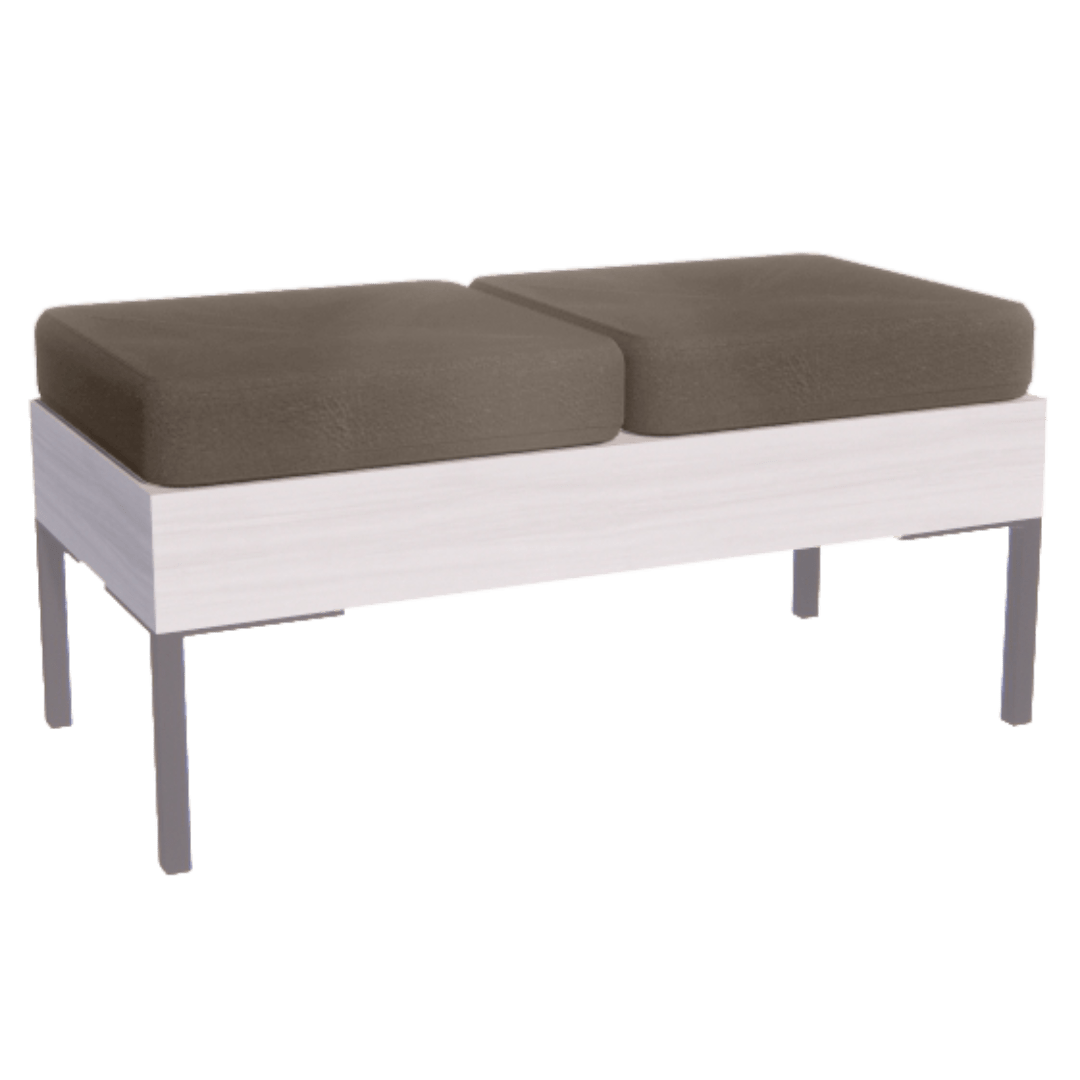Rechteck Reception Bench - 2 Seater - Kaemark
