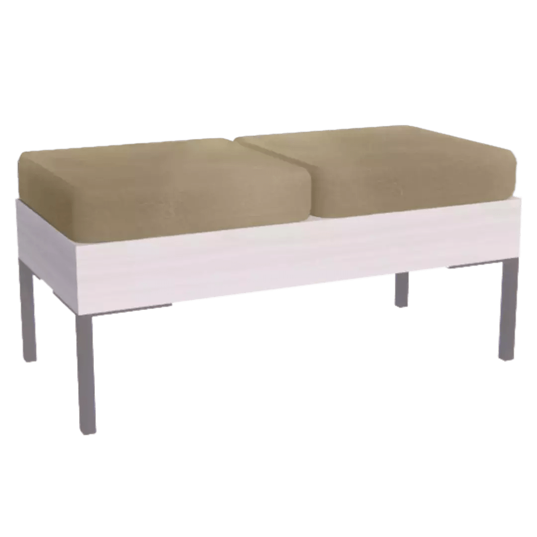 Rechteck Reception Bench - 2 Seater - Kaemark