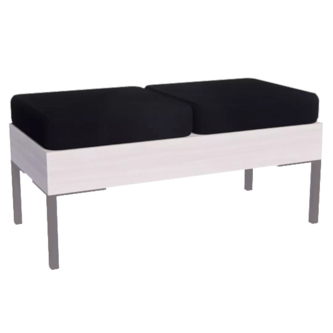 Rechteck Reception Bench - 2 Seater - Kaemark