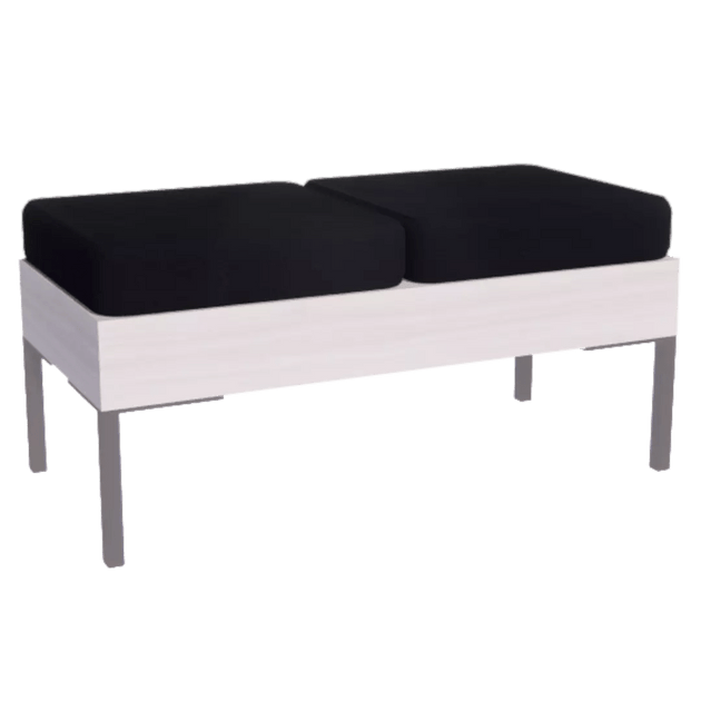 Rechteck Reception Bench - 2 Seater - Kaemark