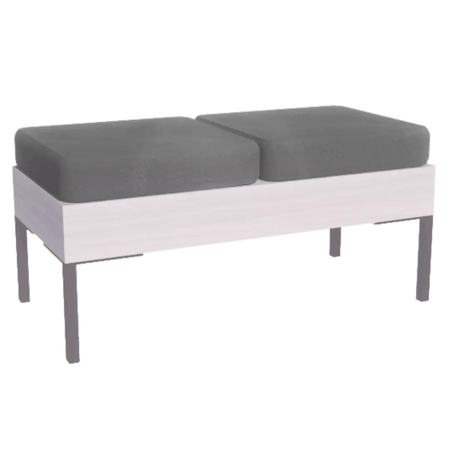 Rechteck Reception Bench - 2 Seater - Kaemark