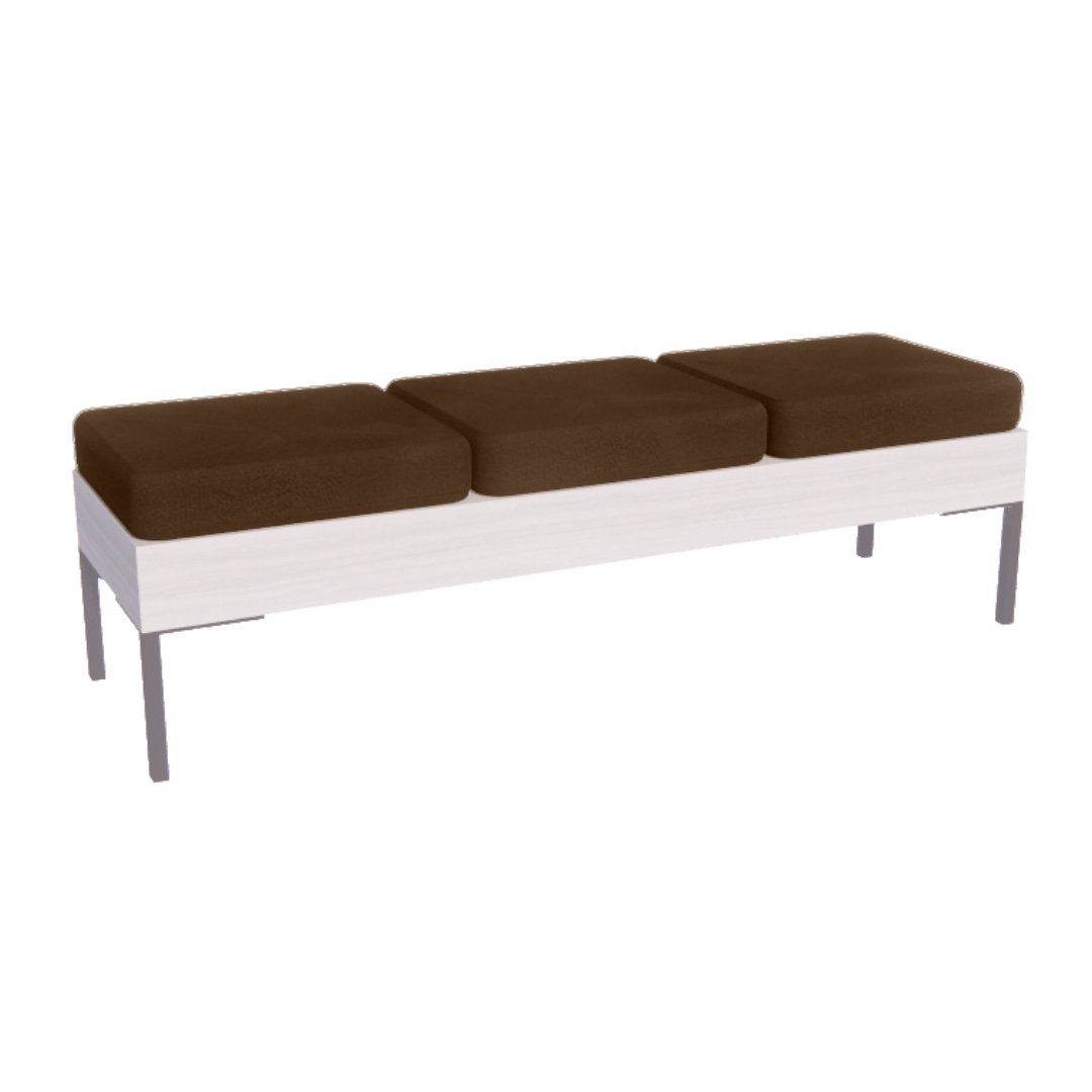Rechteck Reception Bench - 3 Seater - Kaemark
