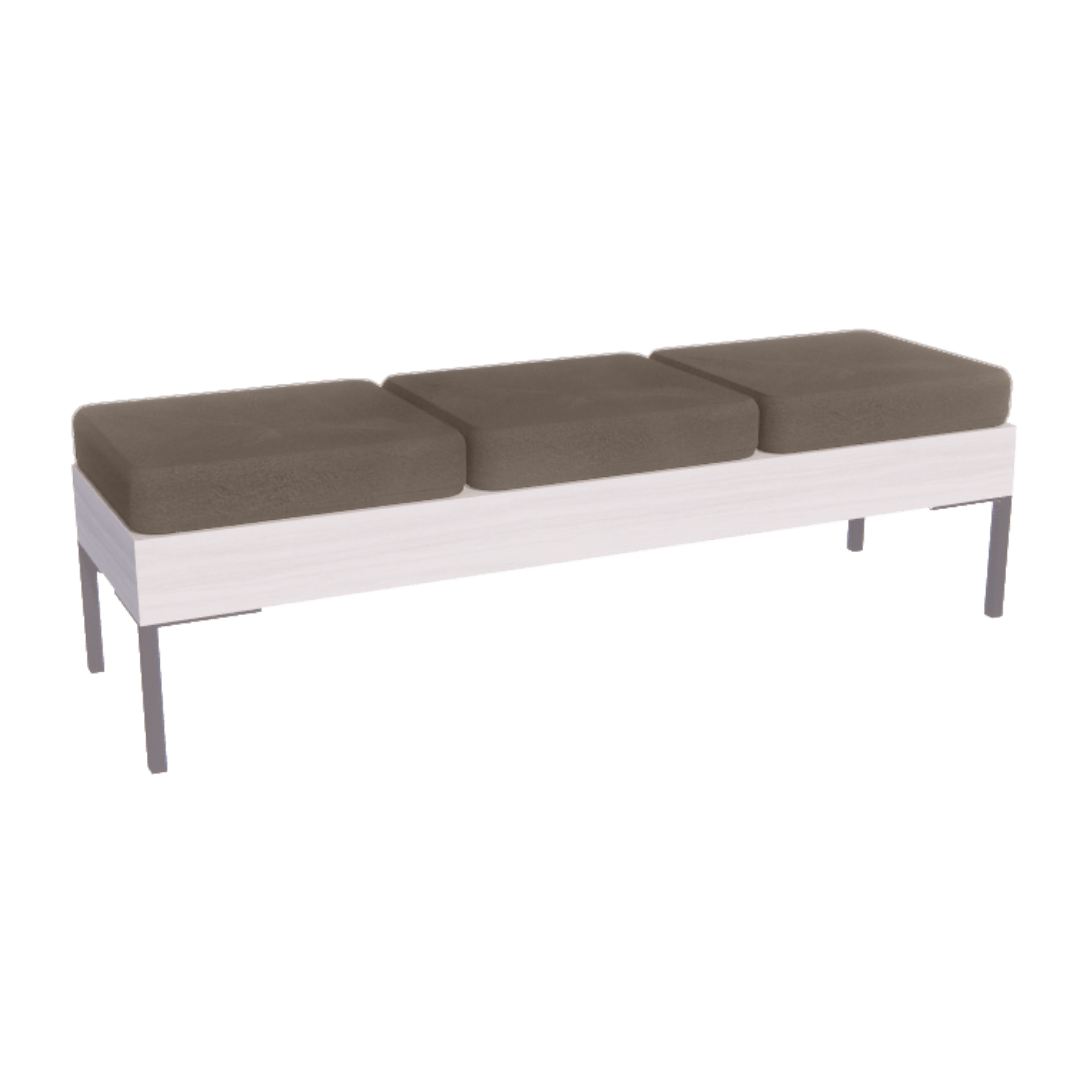 Rechteck Reception Bench - 3 Seater - Kaemark
