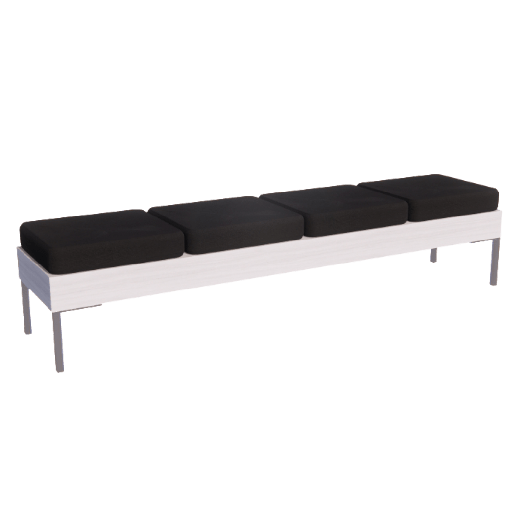 Rechteck Reception Bench - 4 Seater - Kaemark