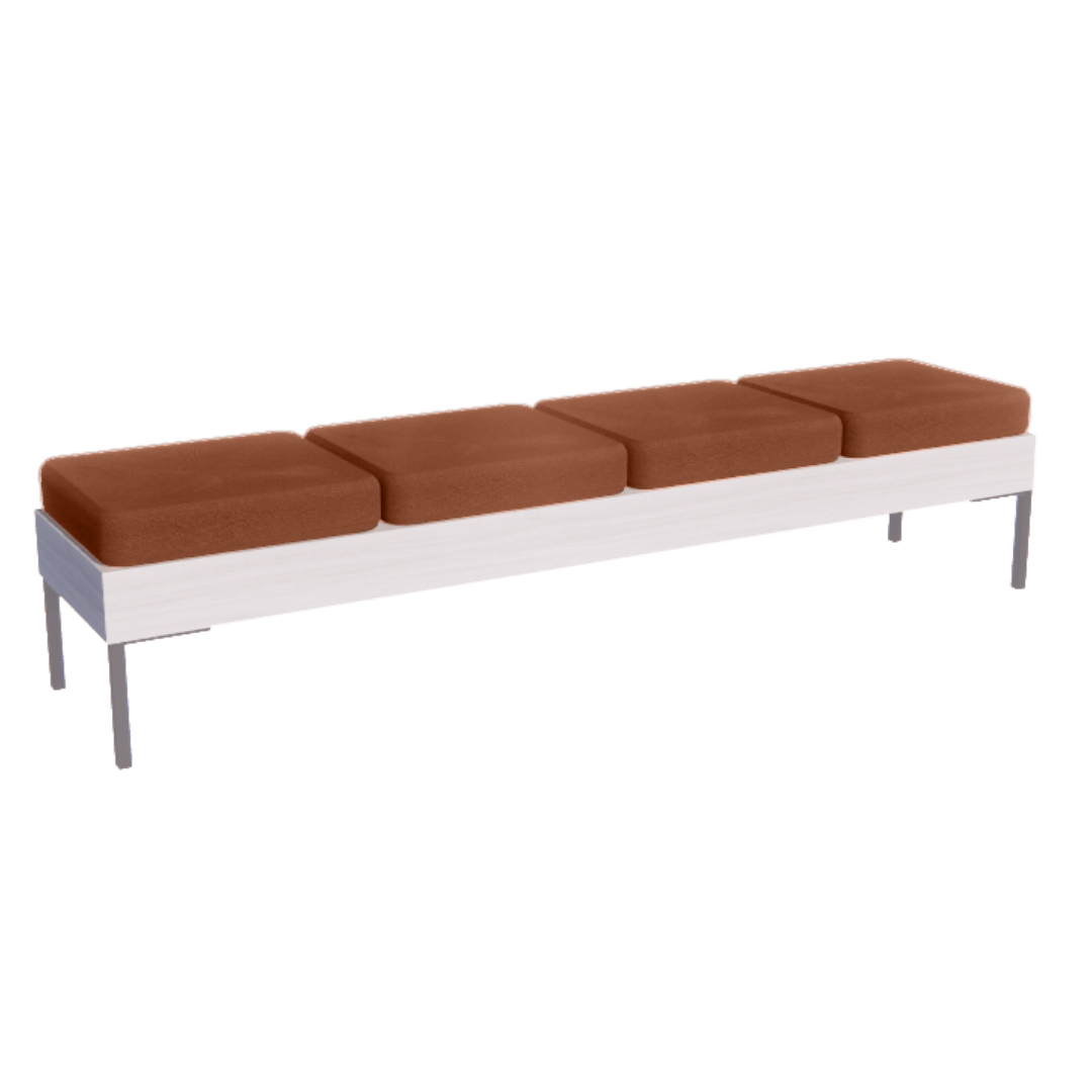 Rechteck Reception Bench - 4 Seater - Kaemark