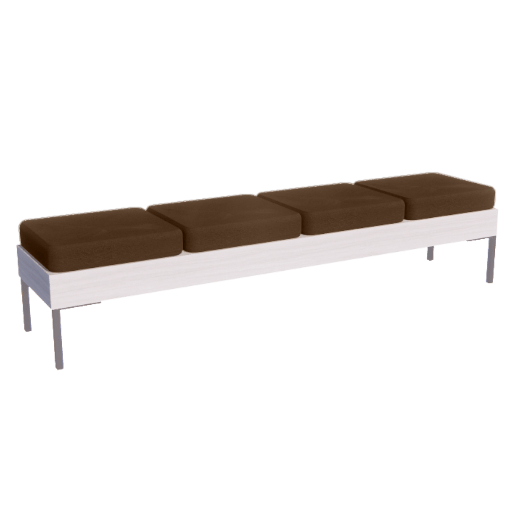 Rechteck Reception Bench - 4 Seater - Kaemark