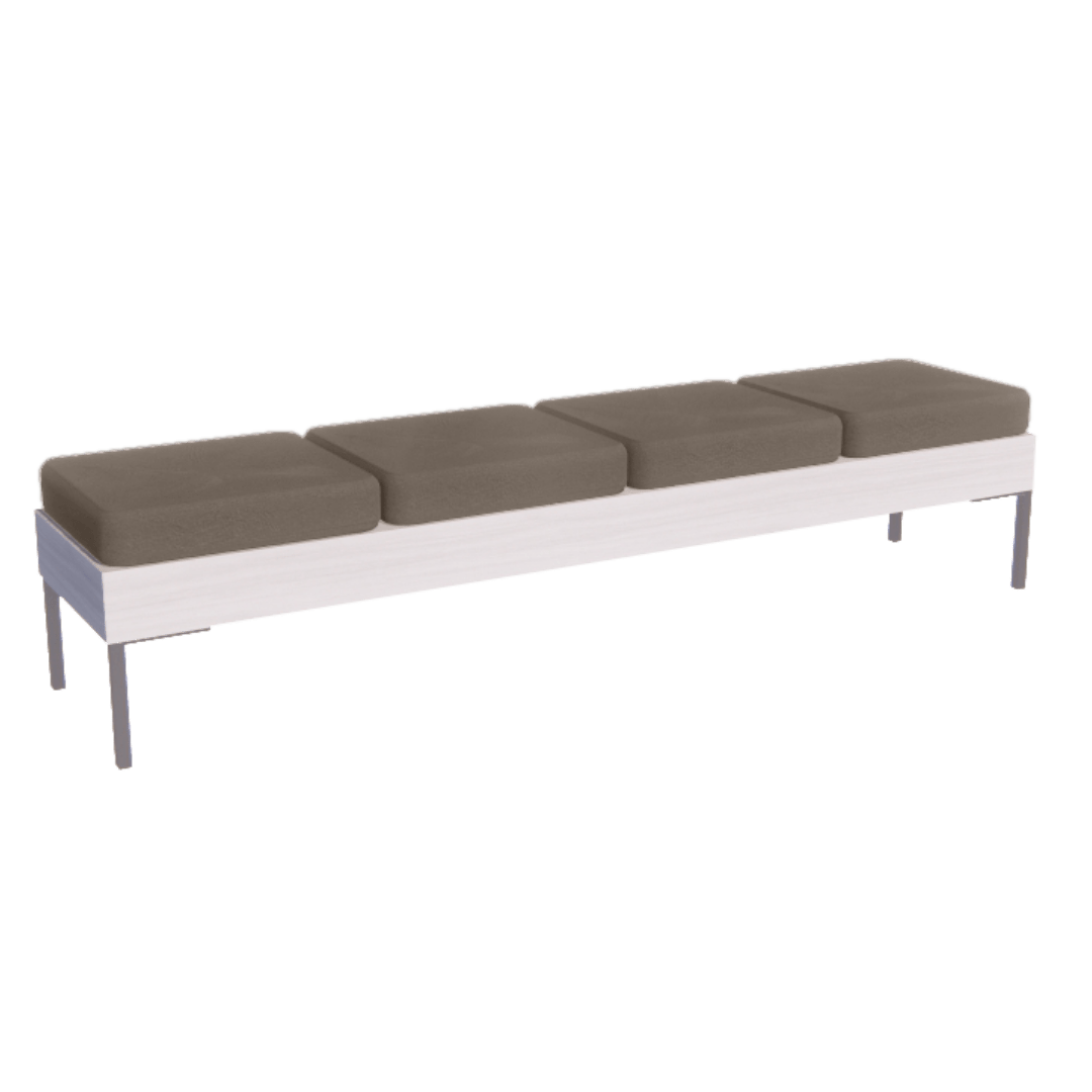 Rechteck Reception Bench - 4 Seater - Kaemark