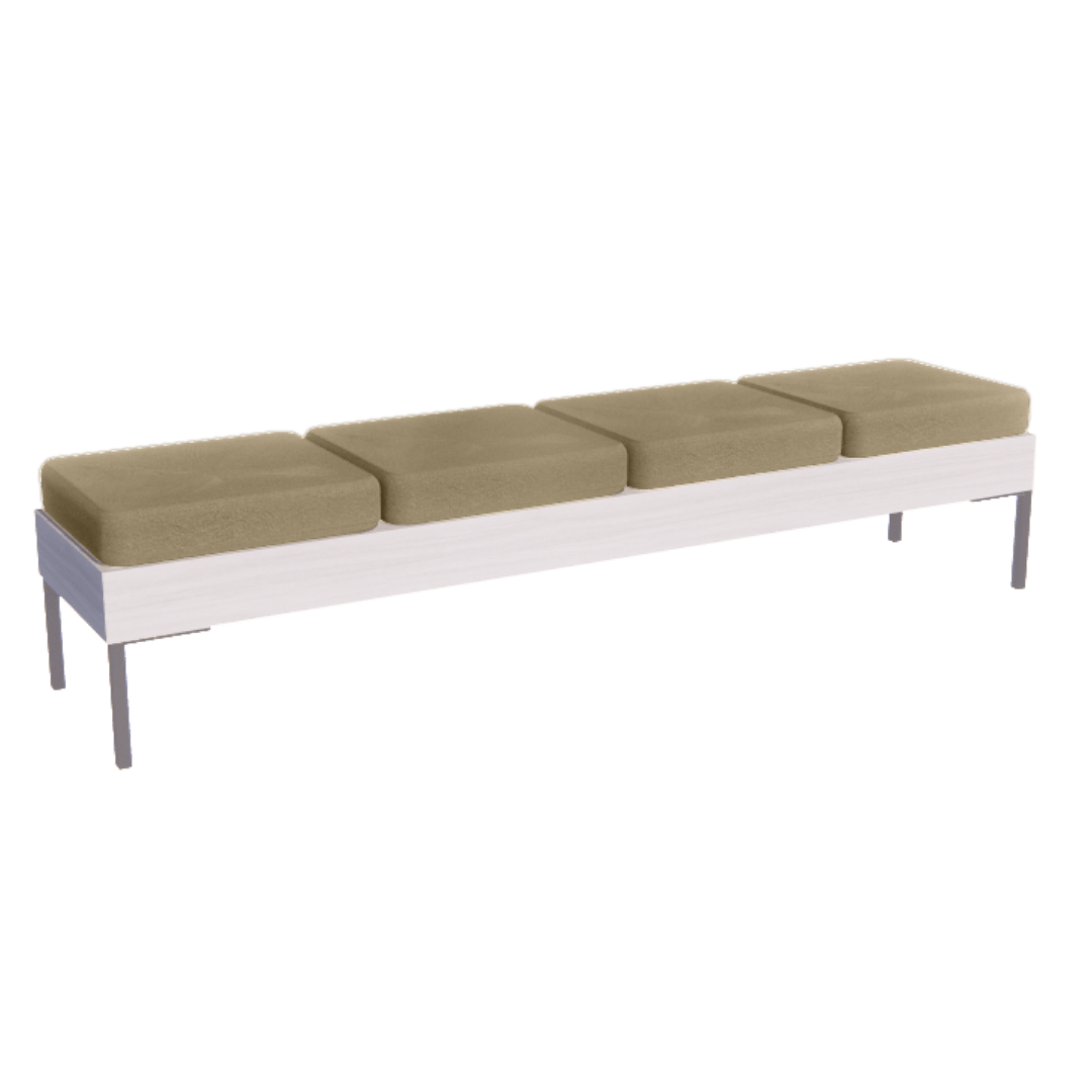 Rechteck Reception Bench - 4 Seater - Kaemark