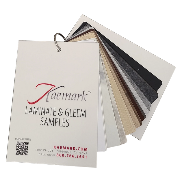 Laminate and Glo LED Samples - Kaemark