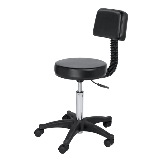 Ivy Manicure Stool with Back - Kaemark