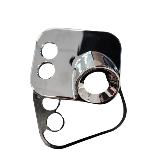 Shampoo Hose Receiver Plate - Chrome - Kaemark