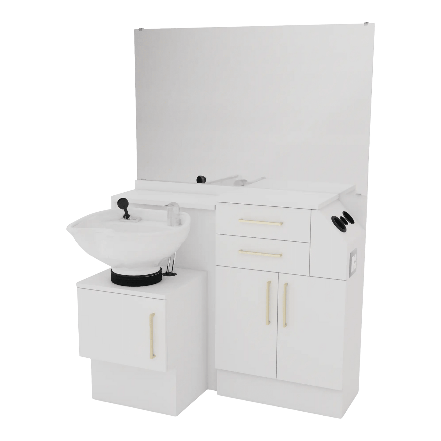 Salon Choice Wet Station with Tilt Bowl - Kaemark