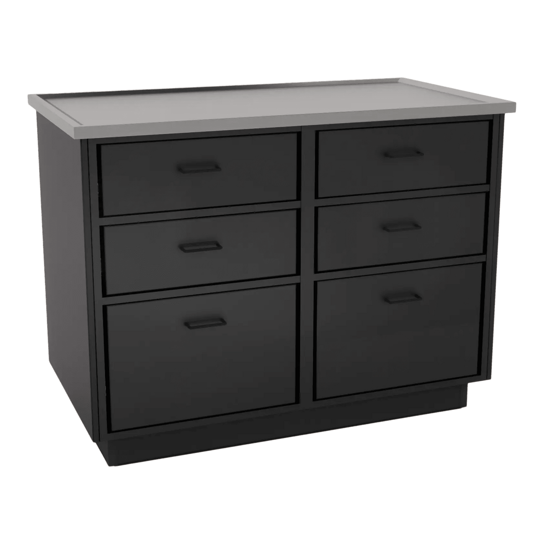 SterilSteelPass 48" Veterinary Clinic Dry Table with Pass-through Drawers - Kaemark