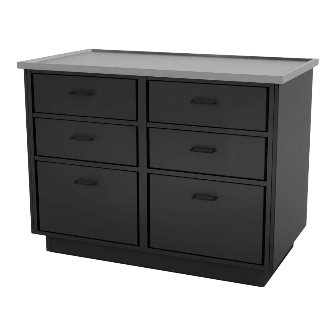 SterilSteelPass 48" Veterinary Clinic Dry Table with Pass-through Drawers - Kaemark