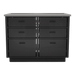 SterilSteelPass 48" Veterinary Clinic Dry Table with Pass-through Drawers - Kaemark