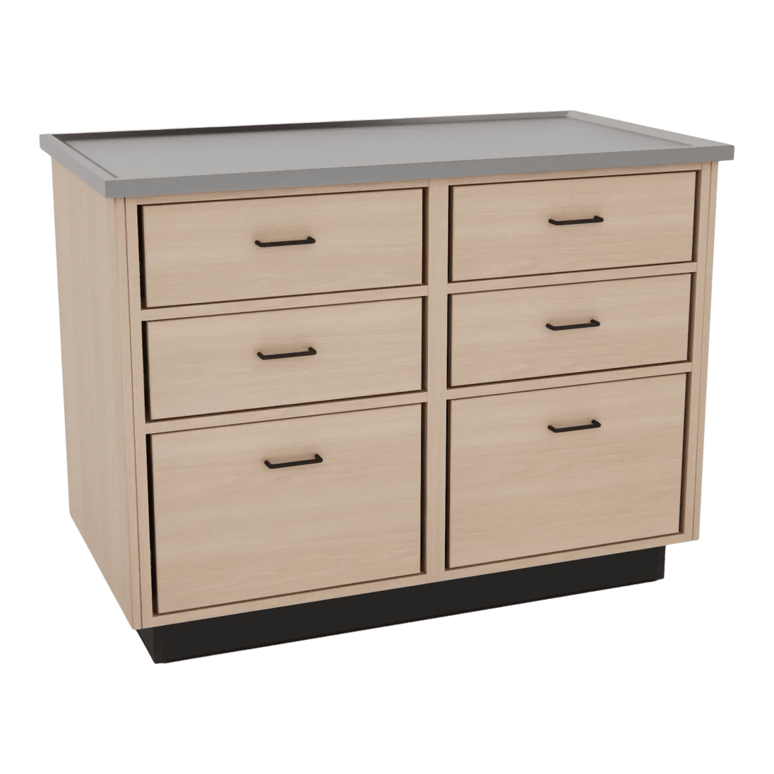 SterilSteelPass 48" Veterinary Clinic Dry Table with Pass-through Drawers - Kaemark