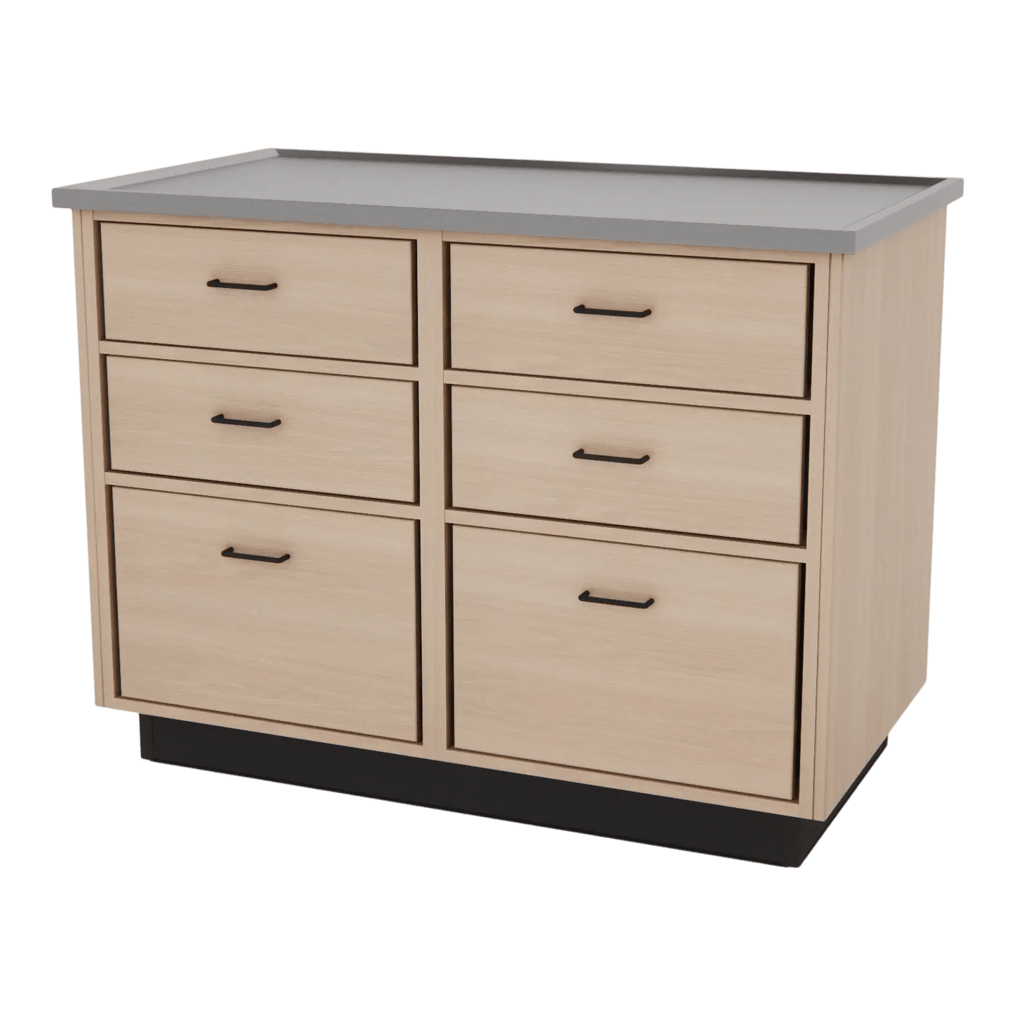 SterilSteelPass 48" Veterinary Clinic Dry Table with Pass-through Drawers - Kaemark