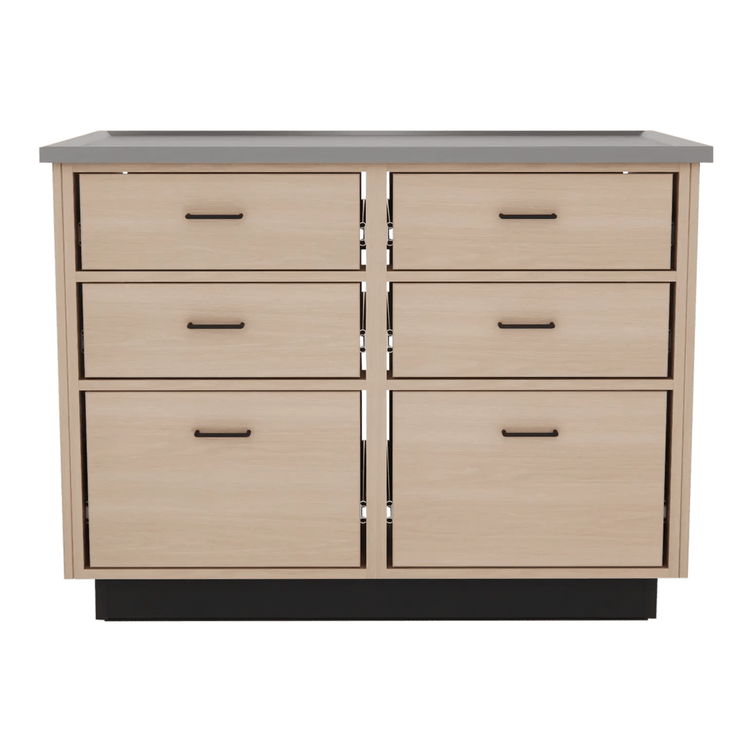 SterilSteelPass 48" Veterinary Clinic Dry Table with Pass-through Drawers - Kaemark