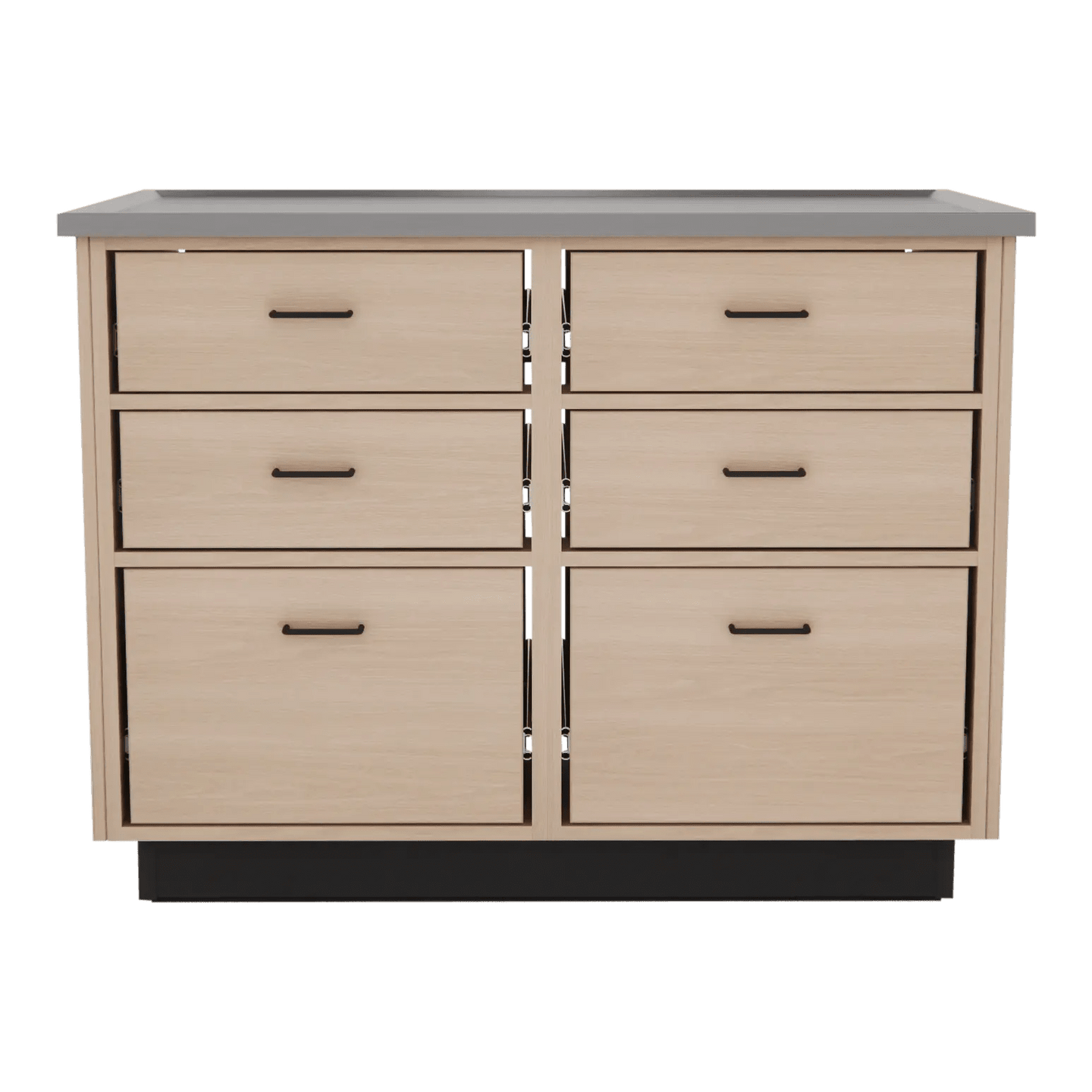 SterilSteelPass 48" Veterinary Clinic Dry Table with Pass-through Drawers - Kaemark