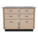 SterilSteelPass 48" Veterinary Clinic Dry Table with Pass-through Drawers - Kaemark