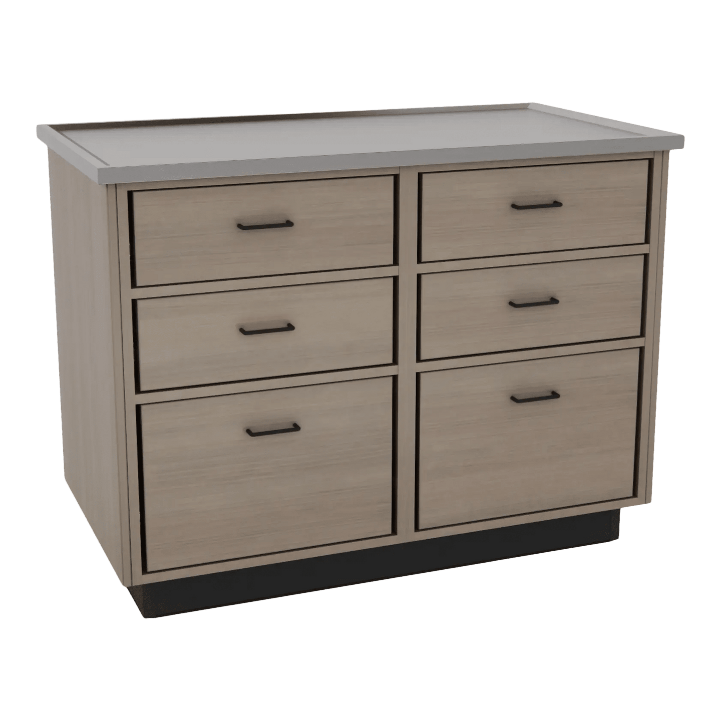 SterilSteelPass 48" Veterinary Clinic Dry Table with Pass-through Drawers - Kaemark