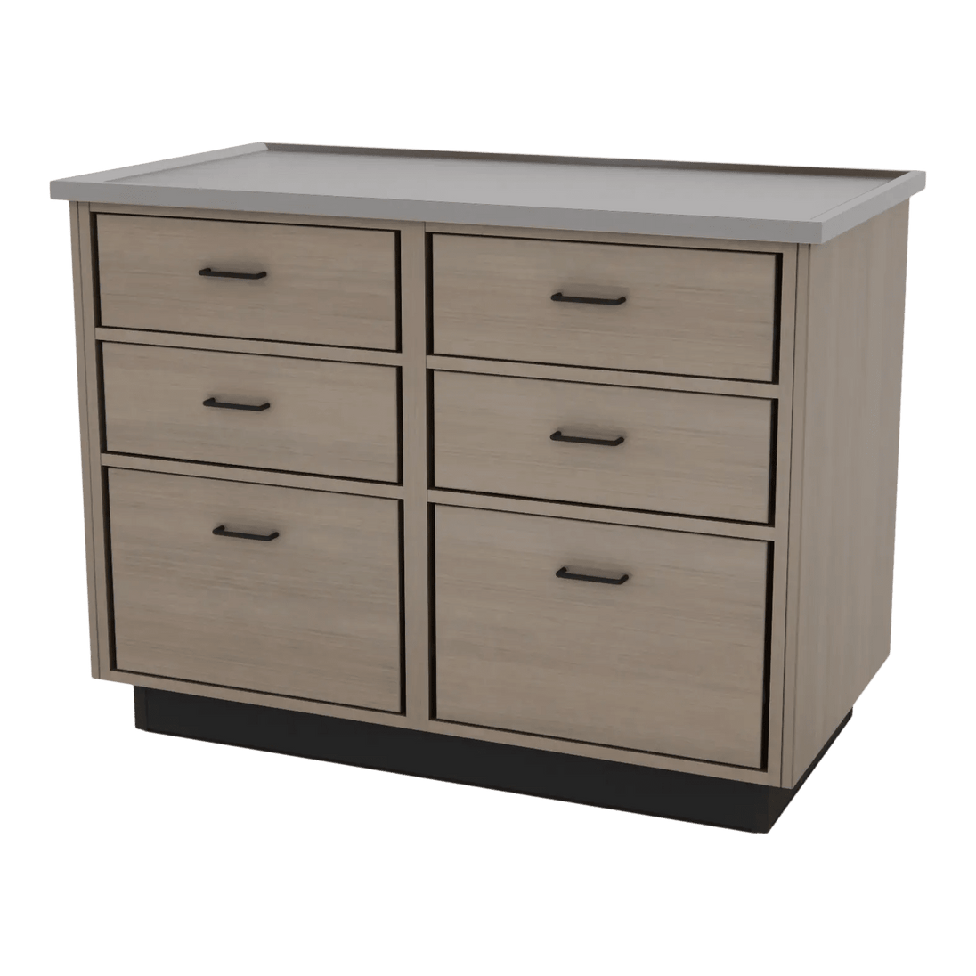 SterilSteelPass 48" Veterinary Clinic Dry Table with Pass-through Drawers - Kaemark