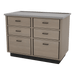 SterilSteelPass 48" Veterinary Clinic Dry Table with Pass-through Drawers - Kaemark