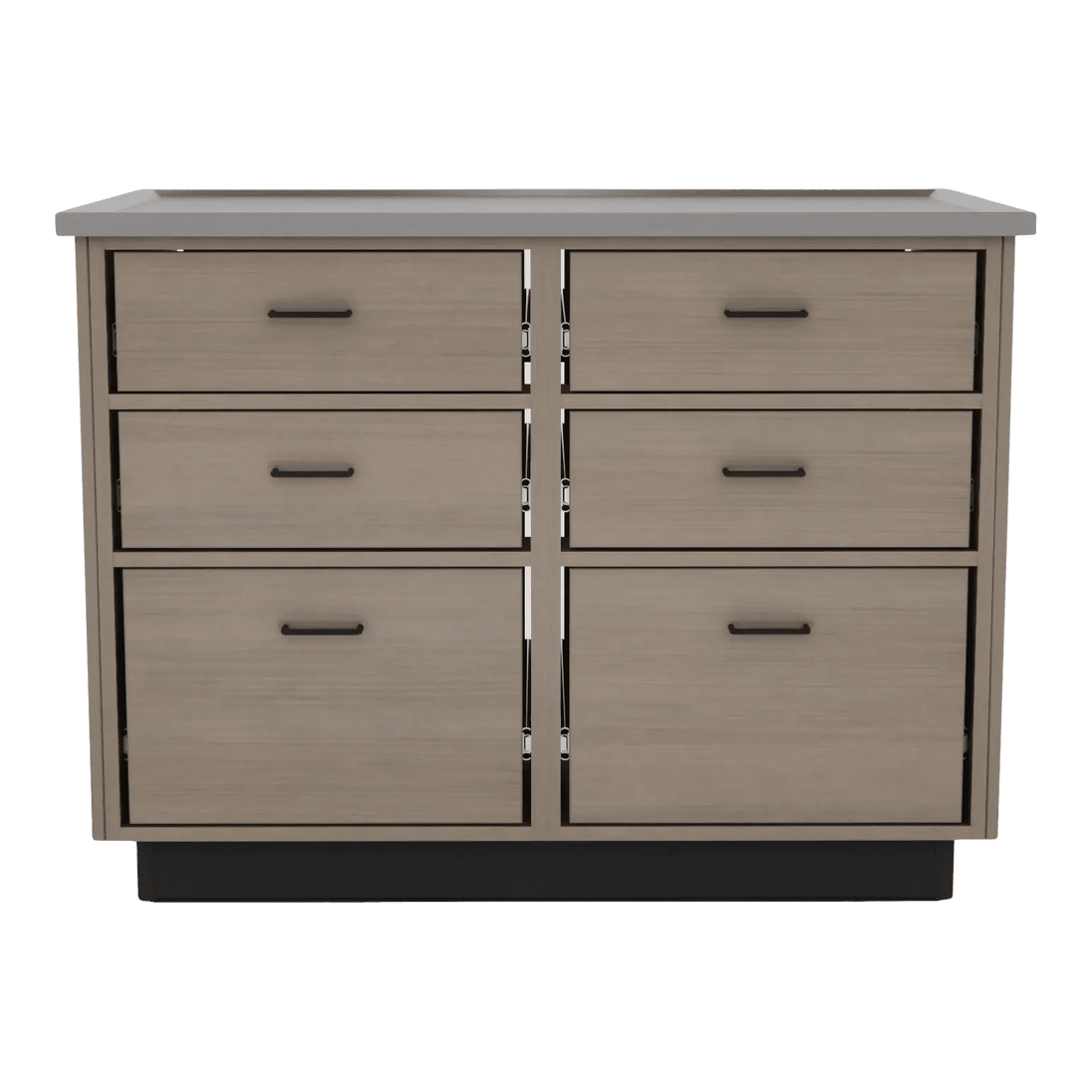 SterilSteelPass 48" Veterinary Clinic Dry Table with Pass-through Drawers - Kaemark
