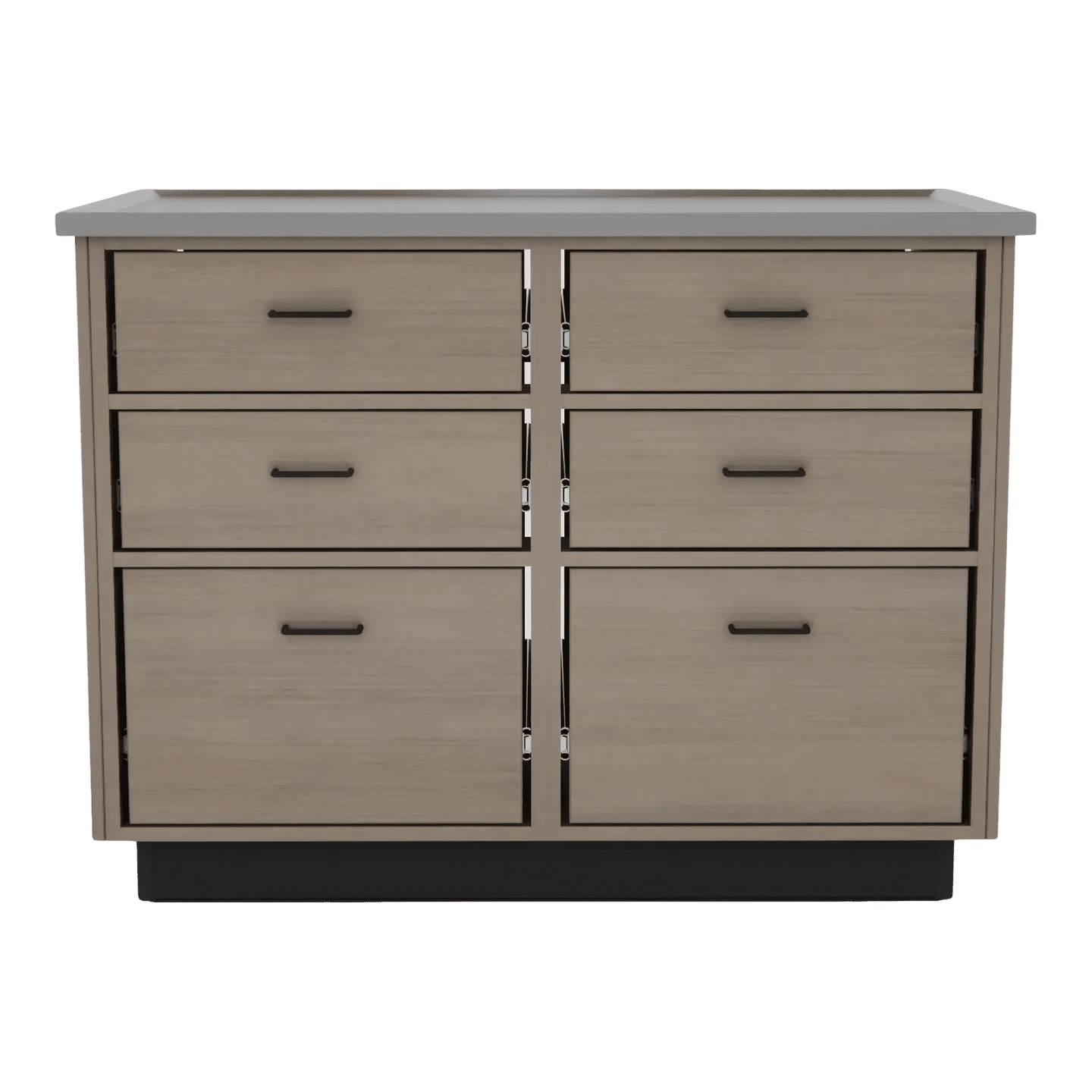 SterilSteelPass 48" Veterinary Clinic Dry Table with Pass-through Drawers - Kaemark