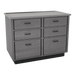SterilSteelPass 48" Veterinary Clinic Dry Table with Pass-through Drawers - Kaemark