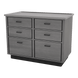 SterilSteelPass 48" Veterinary Clinic Dry Table with Pass-through Drawers - Kaemark