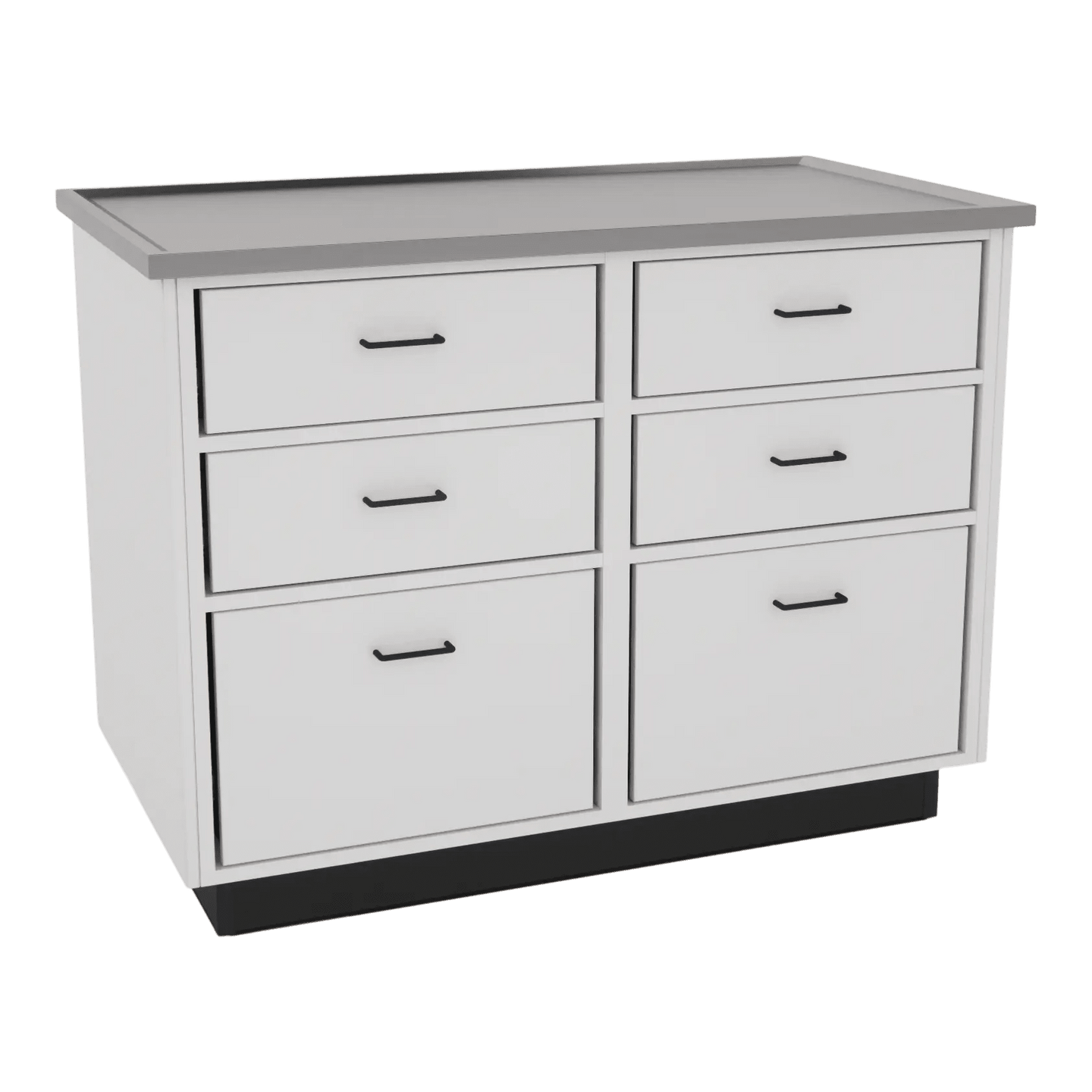 SterilSteelPass 48" Veterinary Clinic Dry Table with Pass-through Drawers - Kaemark
