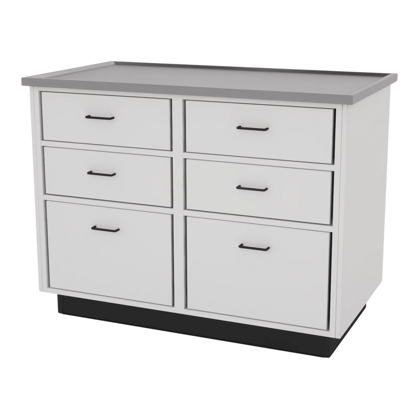 SterilSteelPass 48" Veterinary Clinic Dry Table with Pass-through Drawers - Kaemark