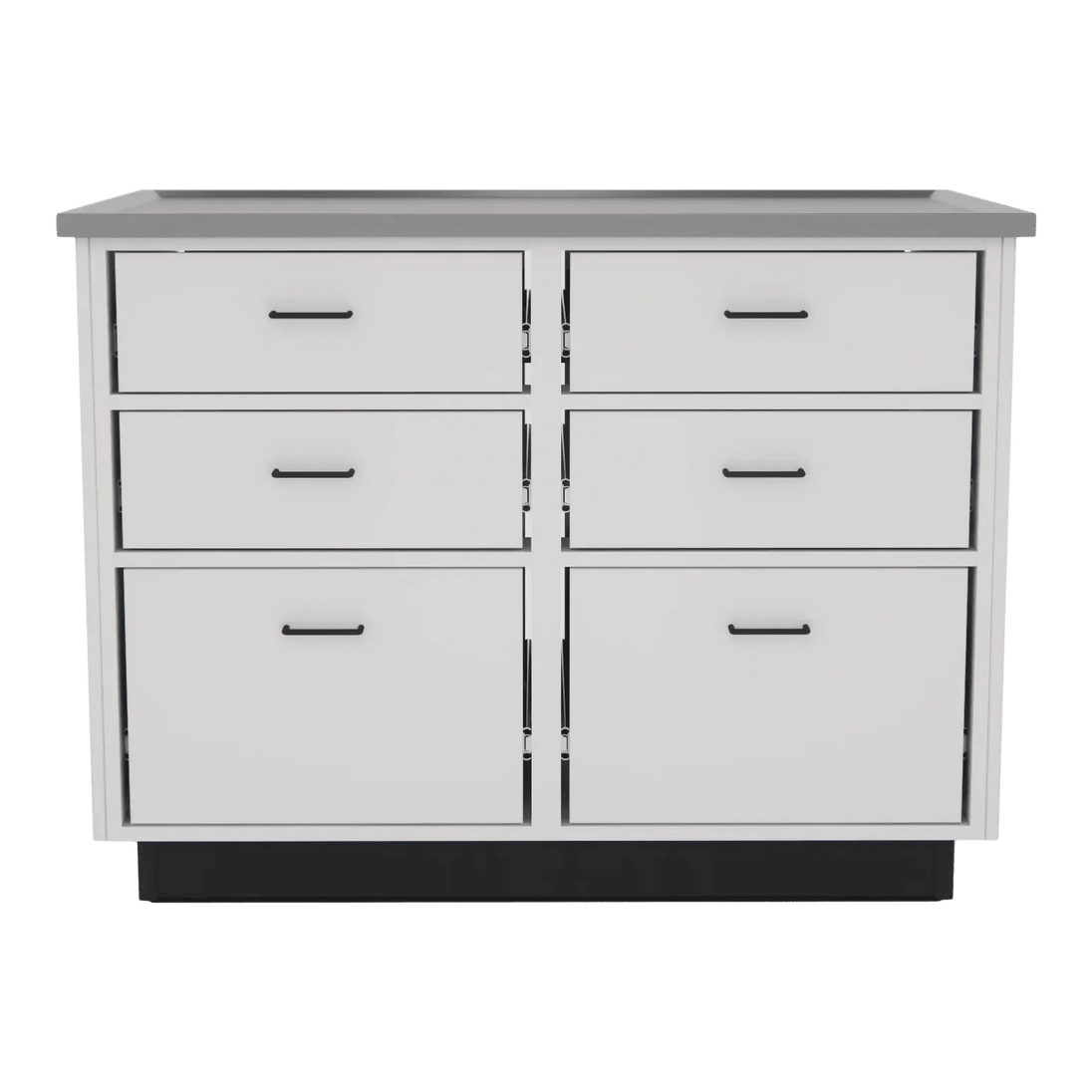 SterilSteelPass 48" Veterinary Clinic Dry Table with Pass-through Drawers - Kaemark